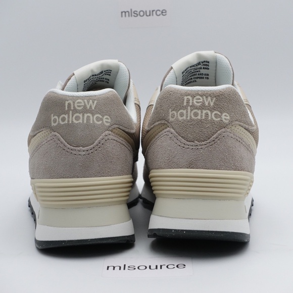 NEW New Balance 574 Sneakers U574WO2 Beige/Off White - Picture 5 of 6